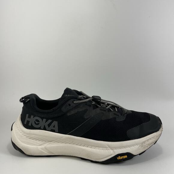 Hoka One One Transport Running Shoes Womens Size 7 B Black Vibram Sole - Picture 1 of 10